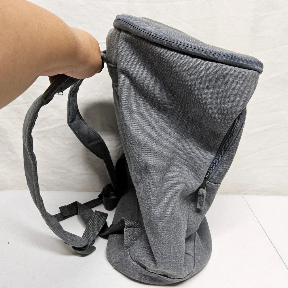 Disney Star Wars Galaxys Edge Droid Depot Backpack Gray Canvas Industrial Bag